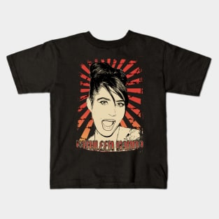 Kathleen Hanna 90s Retro Vintage Aesthetic Kids T-Shirt